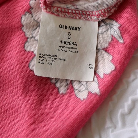 Floral Pink, Blue, and White Dress - Picture 4 of 4